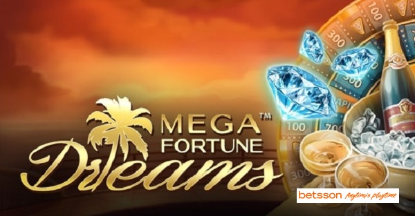 Free spins på jackpottspelet Mega Fortune Dreams hos Betsson